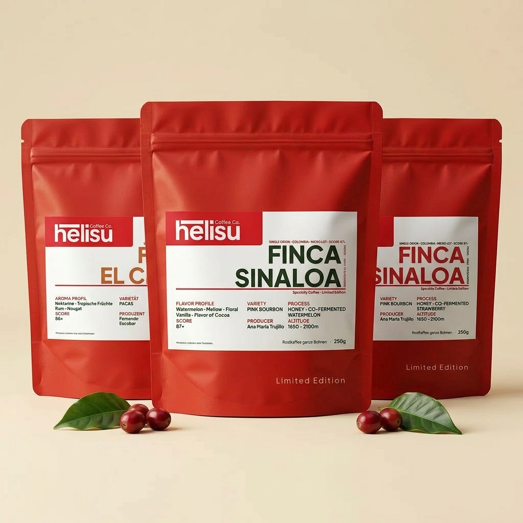 Limited Edition Trio Bundle — drei HELISU Specialty Coffees