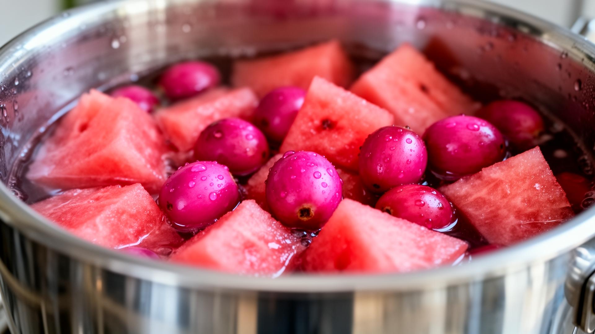 Pink Bourbon Kaffeekirschen co-fermentiert mit Wassermelone im Edelstahltank, Sinaloa Huila Kolumbien