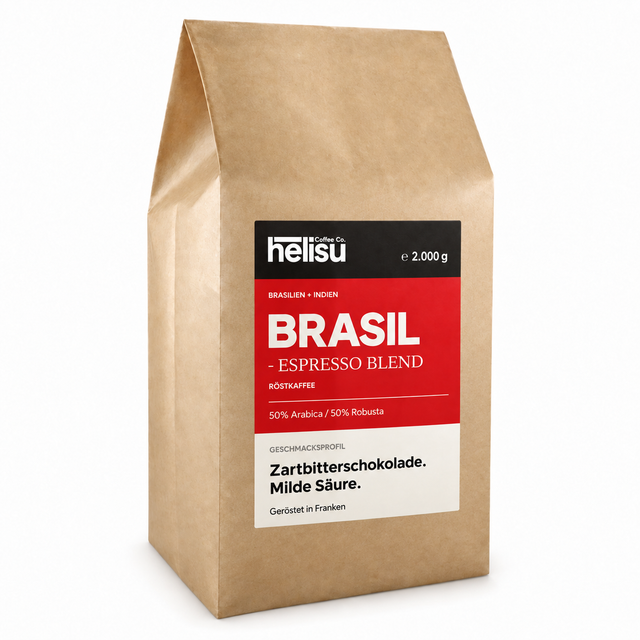 HELISU Espresso Brasil – schokoladiger Kaffee für Vollautomaten